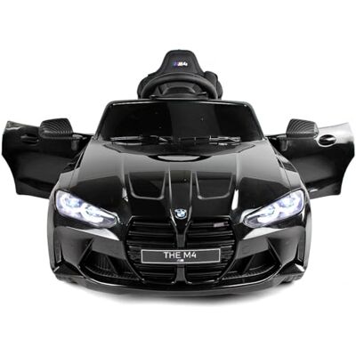 Playhouse BMW M4, MPower- 90W, 12V-14ah, Eva Räder, Ledersitz, Kinderauto Kinderfahrzeug Kinder Elektroauto, Bluetooth, Fernbedienung 2.4G (Schwarz) Playhouse BMW M4, MPower- 90W, 12V-14ah, Eva Räder, Ledersitz, Kinderauto Kinderfahrzeug Kinder Elektroauto, Bluetooth, Fernbedienung 2.4G (Schwarz)