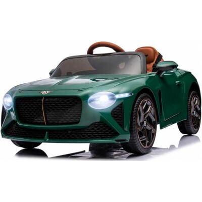 Playhouse Bentley BACALAR, Bluetooth, Lizenz, Ledersitz, 2 Stoßdämpfer, Eva Räder, 12V 9ah, Fernbedienung,Kinder Elektroauto, Kinderauto Kinderfahrzeug (Grün) Playhouse Bentley BACALAR, Bluetooth, Lizenz, Ledersitz, 2 Stoßdämpfer, Eva Räder, 12V 9ah, Fernbedienung,Kinder Elektroauto, Kinderauto Kinderfahrzeug (Grün)