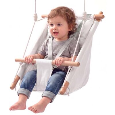 VEVOR 3-in-1 Babyschaukel Kinderschaukel 30kg Hängeschaukel aus Canvas Weiß für Indoor & Outdoor, 5-Punkt-Sicherheitsgurt, Hängesitz mit Integriertem Kissen für Kinder bis 3 Jahre, CE/CPC-Zertifiziert VEVOR 3-in-1 Babyschaukel Kinderschaukel 30kg Hängeschaukel aus Canvas Weiß für Indoor & Outdoor, 5-Punkt-Sicherheitsgurt, Hängesitz mit Integriertem Kissen für Kinder bis 3 Jahre, CE/CPC-Zertifiziert