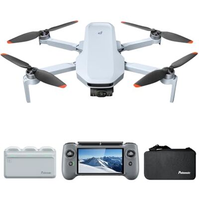 Potensic ATOM 2 Fly More Combo mit RC PTD 1, Drohne mit Kamera 4K HDR-Video, 8K Foto, unter 249 g, 3-Achsen-Gimbal, 10 km Übertragung, KI-Folgen, Vertikale Aufnahmen, KI-Nacht, QuickShots, Klasse-C0 Potensic ATOM 2 Fly More Combo mit RC PTD 1, Drohne mit Kamera 4K HDR-Video, 8K Foto, unter 249 g, 3-Achsen-Gimbal, 10 km Übertragung, KI-Folgen, Vertikale Aufnahmen, KI-Nacht, QuickShots, Klasse-C0