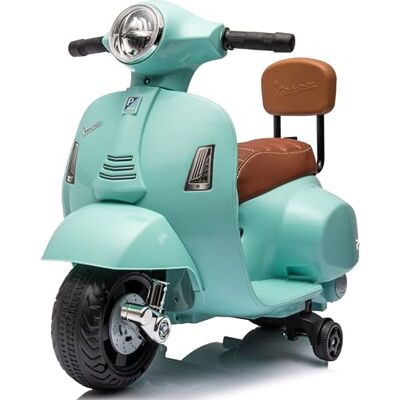sun baby Vespa Elektroroller Elektrofahrzeug Kinderfahrzeug Scooter (Grün mit Rückenlehne) sun baby Vespa Elektroroller Elektrofahrzeug Kinderfahrzeug Scooter (Grün mit Rückenlehne)