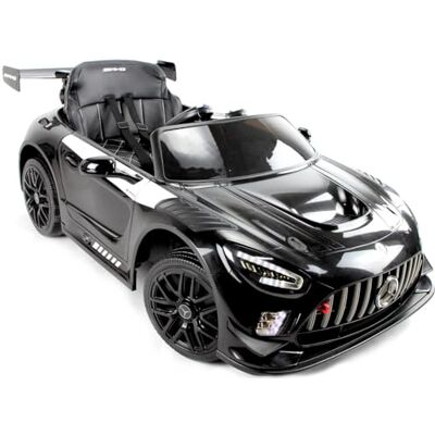 Playhouse Mercedes GT3 4x4-4 Motoren, Bluetooth, Lizenz, Ledersitz, Lackiert, 2 Stoßdämpfer, Eva Räder, 12V 9ah, Fernbedienung,Kinder Elektroauto, Kinderauto Kinderfahrzeug (Schwarz) Playhouse Mercedes GT3 4x4-4 Motoren, Bluetooth, Lizenz, Ledersitz, Lackiert, 2 Stoßdämpfer, Eva Räder, 12V 9ah, Fernbedienung,Kinder Elektroauto, Kinderauto Kinderfahrzeug (Schwarz)
