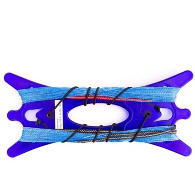 HQ 120441 Dyneema Quad-Winderset, Hi-tech 50kp Dyneema-Leinen (blau) 4x25m auf Pro-Winder, Made in Germany, Zubehör HQ 120441 Dyneema Quad-Winderset, Hi-tech 50kp Dyneema-Leinen (blau) 4x25m auf Pro-Winder, Made in Germany, Zubehör