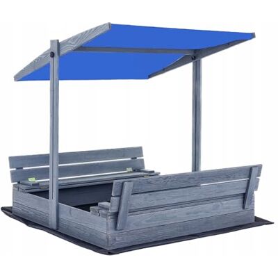 SunWood Imprägniert Sandkasten Sandbox mit Sandkastenvlies Holz Sandkiste SunWood Imprägniert Sandkasten Sandbox mit Sandkastenvlies Holz Sandkiste