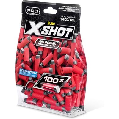 XSHOT X-Shot PRO Series Kurzdart Refill 100 Kurzdarts Nachfüllpack Blaster-Action Zubehör XSHOT X-Shot PRO Series Kurzdart Refill 100 Kurzdarts Nachfüllpack Blaster-Action Zubehör