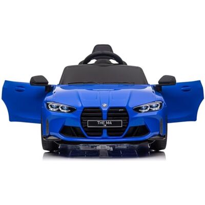 Playhouse BMW M4, MPower- 90W, 12V-14ah, Eva Räder, Ledersitz, Kinderauto Kinderfahrzeug Kinder Elektroauto, Bluetooth, Fernbedienung 2.4G (Blau) Playhouse BMW M4, MPower- 90W, 12V-14ah, Eva Räder, Ledersitz, Kinderauto Kinderfahrzeug Kinder Elektroauto, Bluetooth, Fernbedienung 2.4G (Blau)