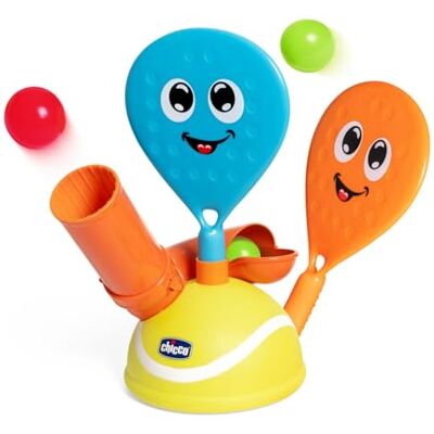 Chicco Padel Set, elektronisches Padelspiel, enthält Zwei Paddel und 4 Bälle, schult manuelle Koordination und Feinmotorik, Sportspiele, 3-5 Jahre Chicco Padel Set, elektronisches Padelspiel, enthält Zwei Paddel und 4 Bälle, schult manuelle Koordination und Feinmotorik, Sportspiele, 3-5 Jahre