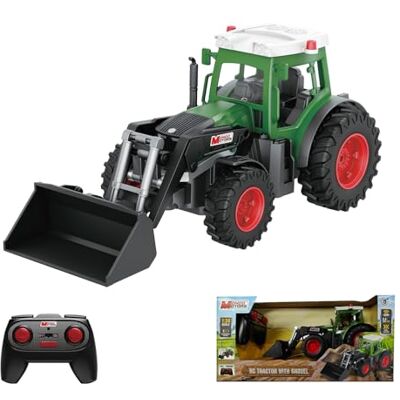 Mondo Motors Ferngesteuerten Traktor mit Schaufel, Modell im Maßstab 1:24, inklusive wiederaufladbarem Akku, Spielzeug für Kinder 63864 Mondo Motors Ferngesteuerten Traktor mit Schaufel, Modell im Maßstab 1:24, inklusive wiederaufladbarem Akku, Spielzeug für Kinder 63864