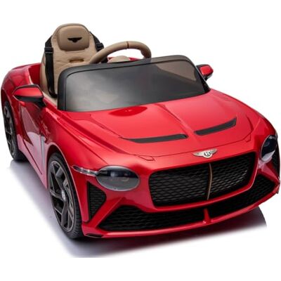 Playhouse Bentley BACALAR, Bluetooth, Lizenz, Ledersitz, 2 Stoßdämpfer, Eva Räder, 12V 9ah, Fernbedienung,Kinder Elektroauto, Kinderauto Kinderfahrzeug (Rot) Playhouse Bentley BACALAR, Bluetooth, Lizenz, Ledersitz, 2 Stoßdämpfer, Eva Räder, 12V 9ah, Fernbedienung,Kinder Elektroauto, Kinderauto Kinderfahrzeug (Rot)