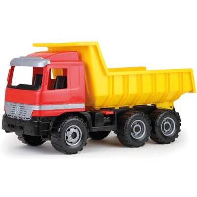 Lena 02031 – Riesen Muldenkipper Mercedes-Benz Actros, Kipplaster ca. 63 cm mit 3 Achsen und verriegelbarer Kippmulde, robuster Baustellen-LKW für Kinder ab 3 Jahren Lena 02031 – Riesen Muldenkipper Mercedes-Benz Actros, Kipplaster ca. 63 cm mit 3 Achsen und verriegelbarer Kippmulde, robuster Baustellen-LKW für Kinder ab 3 Jahren