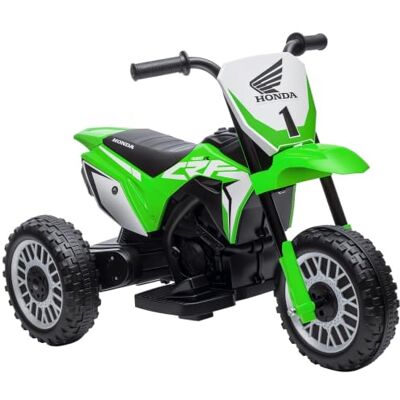 HOMCOM Elektro Kindermotorrad mit Hupe für Kinder von 1,5-3 Jahren Grün Elektrisch, Elektromotorrad, Startup-Musik, Kinder Elektro Motorrad HOMCOM Elektro Kindermotorrad mit Hupe für Kinder von 1,5-3 Jahren Grün Elektrisch, Elektromotorrad, Startup-Musik, Kinder Elektro Motorrad