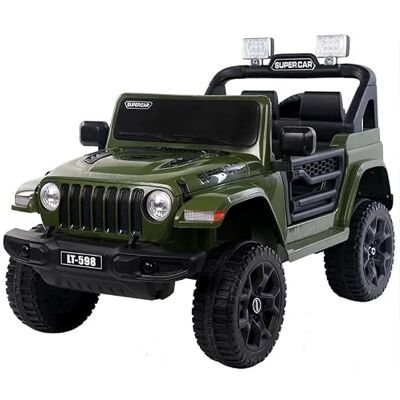 Playhouse Kinder Elektroauto Jep LT Off Road 4x4, 4 Motoren 12V, 12V 9ah, 4 Stoßdämpfer, Eva-Räder, Kinderauto Kinderfahrzeug Elektroauto (2.grün) Playhouse Kinder Elektroauto Jep LT Off Road 4x4, 4 Motoren 12V, 12V 9ah, 4 Stoßdämpfer, Eva-Räder, Kinderauto Kinderfahrzeug Elektroauto (2.grün)