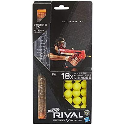 NERF – Ladegerät Rival und 18 Kugeln aus Schaumstoff Rival NERF – Ladegerät Rival und 18 Kugeln aus Schaumstoff Rival