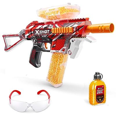 XSHOT ZURU X-Shot Hyper Blaster Trace Fire mit 10.000 Kugeln XSHOT ZURU X-Shot Hyper Blaster Trace Fire mit 10.000 Kugeln