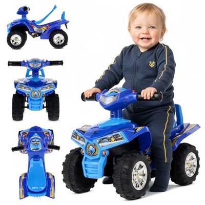 sun baby Rutschauto ab 1 Jahr, Quad Rutscher, Babyquad, Fahrzeug Rutschfahrzeug Babyauto Auto (Blau) sun baby Rutschauto ab 1 Jahr, Quad Rutscher, Babyquad, Fahrzeug Rutschfahrzeug Babyauto Auto (Blau)