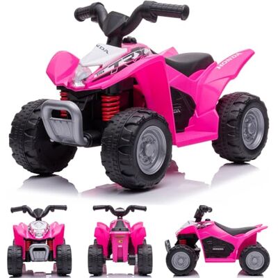 sun baby Kinder Elektroauto Quad, 3km/h, Kinderquad, Rutschauto fur Kinder ab 18 Monaten, Led Lampe, Spielzeug, Electroroller (Rosa) sun baby Kinder Elektroauto Quad, 3km/h, Kinderquad, Rutschauto fur Kinder ab 18 Monaten, Led Lampe, Spielzeug, Electroroller (Rosa)