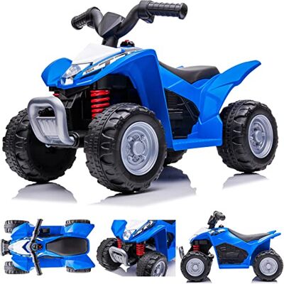 sun baby Kinder Elektroauto Quad, 3km/h, Kinderquad, Rutschauto fur Kinder ab 18 Monaten, Led Lampe, Spielzeug, Electroroller (Blau) sun baby Kinder Elektroauto Quad, 3km/h, Kinderquad, Rutschauto fur Kinder ab 18 Monaten, Led Lampe, Spielzeug, Electroroller (Blau)