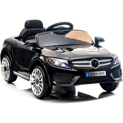 Playhouse Kinder Elektroauto Cabrio GT, für Kinder mit USB LED, Kinderauto Kinderfahrzeug (Schwarz) Playhouse Kinder Elektroauto Cabrio GT, für Kinder mit USB LED, Kinderauto Kinderfahrzeug (Schwarz)