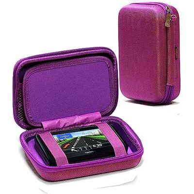 Navitech Lila Hartschalentasche Kompatibel Mit Dem SIXWIN 5 Zoll Motorcycle GPS Navitech Lila Hartschalentasche Kompatibel Mit Dem SIXWIN 5 Zoll Motorcycle GPS