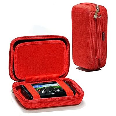 Navitech Rot Hartschalentasche Kompatibel Mit Dem Garmin zumo XT3 4.7 Zoll Sat NAV Navitech Rot Hartschalentasche Kompatibel Mit Dem Garmin zumo XT3 4.7 Zoll Sat NAV