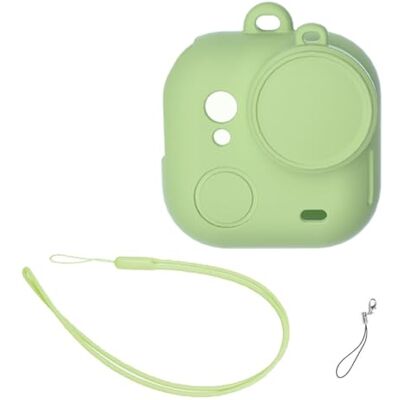 AIYAAIYA Silikon-Hülle Kompatibel mit Insta360 Go Ultra, Stoßfeste rutschfeste Rundum Schutzhülle für Action Kamera Zubehör mit Objektivdeckel und Trageschlaufe (Glüh Grün) AIYAAIYA Silikon-Hülle Kompatibel mit Insta360 Go Ultra, Stoßfeste rutschfeste Rundum Schutzhülle für Action Kamera Zubehör mit Objektivdeckel und Trageschlaufe (Glüh Grün)