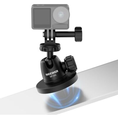 NEEWER Basics Magnetisch Action Cam Halter für Auto Videoaufnahmen, GP-101 Kompatibel mit GoPro DJI Action 6 Osmo 360 Pocket 4P 4 3 Xtra Muse Insta360 Luna Ultra X5 X4 X3 Ace Pro AKASO Zubehör NEEWER Basics Magnetisch Action Cam Halter für Auto Videoaufnahmen, GP-101 Kompatibel mit GoPro DJI Action 6 Osmo 360 Pocket 4P 4 3 Xtra Muse Insta360 Luna Ultra X5 X4 X3 Ace Pro AKASO Zubehör