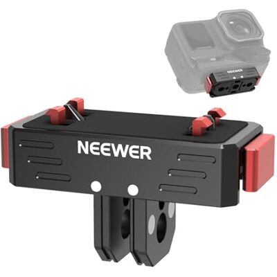 NEEWER Ace Pro 2 Schnellwechsel Halterung kompatibel mit Insta360 AcePro AcePro2, magnetischer Snap On Kamera Adapter mit 1/4Zoll Gewinde, 2 poliger Mount Kompatibel mit GoPro Action Cam Zubehör GP-87 NEEWER Ace Pro 2 Schnellwechsel Halterung kompatibel mit Insta360 AcePro AcePro2, magnetischer Snap On Kamera Adapter mit 1/4Zoll Gewinde, 2 poliger Mount Kompatibel mit GoPro Action Cam Zubehör GP-87