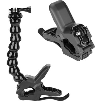 NEEWER Flexible Klemmhalterung kompatibel mit GoPro DJI Action Cam, GP-80 Kompatibel mit DJI Action 6 Osmo 360 Insta360 X5/4/3 AcePro Serie, Jaw Flex Super Clamp Halterungszubehör für Videoaufnahmen NEEWER Flexible Klemmhalterung kompatibel mit GoPro DJI Action Cam, GP-80 Kompatibel mit DJI Action 6 Osmo 360 Insta360 X5/4/3 AcePro Serie, Jaw Flex Super Clamp Halterungszubehör für Videoaufnahmen