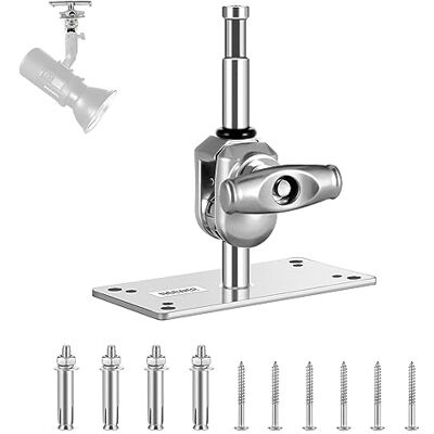 NEEWER 6,5" Wand Deckenhalterung Baby Pin 5/8" Bolzen, Kugelkopf 10 Schrauben, Fotografie Fotostudio Wandhalterung, für Ringlicht, Videoleuchte, Blitz, maximale Tragkraft 22lb/10kg, ST-WM2 NEEWER 6,5" Wand Deckenhalterung Baby Pin 5/8" Bolzen, Kugelkopf 10 Schrauben, Fotografie Fotostudio Wandhalterung, für Ringlicht, Videoleuchte, Blitz, maximale Tragkraft 22lb/10kg, ST-WM2