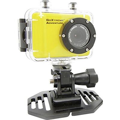 Easypix GoXtreme 20116 Adventure HD Action-Kamera mit Wasserdichtem (5 cm (2 Zoll) Display, 720p, 1,3 Megapixel, CMOS-Sensor, microSD Kartenslot, USB, Li-Ion Akku) gelb Easypix GoXtreme 20116 Adventure HD Action-Kamera mit Wasserdichtem (5 cm (2 Zoll) Display, 720p, 1,3 Megapixel, CMOS-Sensor, microSD Kartenslot, USB, Li-Ion Akku) gelb