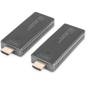 Digitus DS-55323 Wireless HDMI Extender – UHD 4K 30 Hz – 30 m Reichweite – Set aus Transmitter und Receiver – HDMI 2.0, HDCP 2.2 – Dualband 2,4 Ghz 5 GHz – ohne App – Grau Digitus DS-55323 Wireless HDMI Extender – UHD 4K 30 Hz – 30 m Reichweite – Set aus Transmitter und Receiver – HDMI 2.0, HDCP 2.2 – Dualband 2,4 Ghz 5 GHz – ohne App – Grau