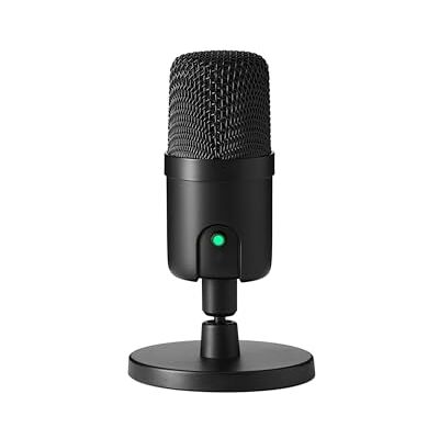 Amazon Mini-USB-Kondensatormikrofon für Streaming, Gaming, Podcasting, mit Cardioid-Tonabnehmer, 5.8 x 3.4 inches, schwarz Amazon Mini-USB-Kondensatormikrofon für Streaming, Gaming, Podcasting, mit Cardioid-Tonabnehmer, 5.8 x 3.4 inches, schwarz