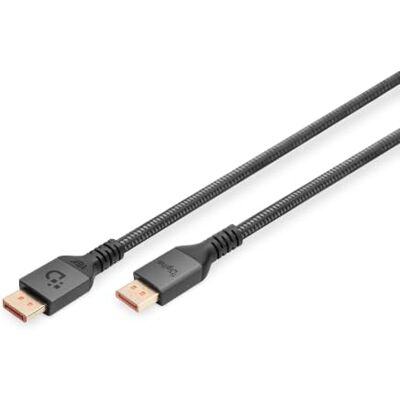 Digitus Displayport 2.1 Kabel – 2 m – UHD 16K 60Hz – UHBR20 – Schwarz Digitus Displayport 2.1 Kabel – 2 m – UHD 16K 60Hz – UHBR20 – Schwarz