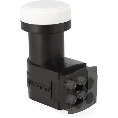 RED OPTICUM 03H Series Quad LNB: LNB für bis zu 4 unabhängige DVB-S2-Empfänger, Digital HD 4K, Wetterfest mit Regenschutzkappe, Kompatibel mit Sat Finder, Kompakt und leicht RED OPTICUM 03H Series Quad LNB: LNB für bis zu 4 unabhängige DVB-S2-Empfänger, Digital HD 4K, Wetterfest mit Regenschutzkappe, Kompatibel mit Sat Finder, Kompakt und leicht