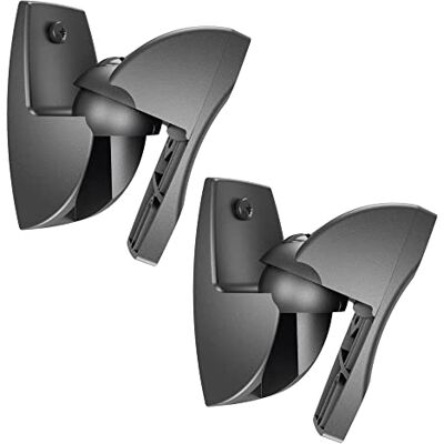 Vogel's VLB 500 Wandhalterung für HiFi/Surround-Lautsprecher, Schwarz, 2X Universal Boxen Halterung bis 5 kg, 180° drehbar & 20° neigbar, für Surround & HiFi Lautsprecher von Bose, Sony, Teufel Vogel's VLB 500 Wandhalterung für HiFi/Surround-Lautsprecher, Schwarz, 2X Universal Boxen Halterung bis 5 kg, 180° drehbar & 20° neigbar, für Surround & HiFi Lautsprecher von Bose, Sony, Teufel