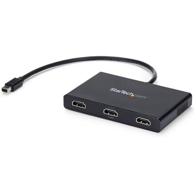 StarTech Mini DisplayPort auf 3x HDMI MST Hub, Triple 1080p (MSTMDP123HD) StarTech Mini DisplayPort auf 3x HDMI MST Hub, Triple 1080p (MSTMDP123HD)