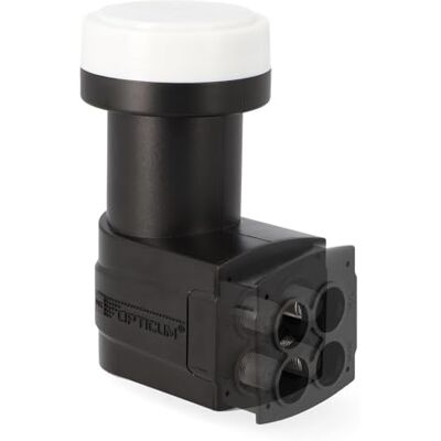 RED OPTICUM 03H Series Quattro LNB: LNB für bis zu 8 Receiver, Digital HD 4K, Wetterfest mit Regenschutzkappe, Kompatibel mit Sat Finder, Kompakt und leicht RED OPTICUM 03H Series Quattro LNB: LNB für bis zu 8 Receiver, Digital HD 4K, Wetterfest mit Regenschutzkappe, Kompatibel mit Sat Finder, Kompakt und leicht