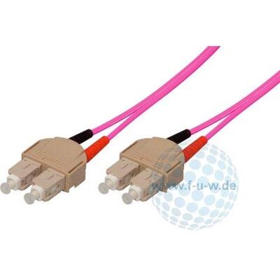 Tecline 39875905 OM4-Faser LWL-Kabel (50/125 µm, 5,0 m) erikaviolett Tecline 39875905 OM4-Faser LWL-Kabel (50/125 µm, 5,0 m) erikaviolett