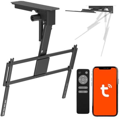 Maclean elektrische TV-Halterung, Deckenmontage, Tuya-kompatibel, max. VESA 800x400, für Fernseher von 43 bis 86", max. 55 kg, MC-176 T Maclean elektrische TV-Halterung, Deckenmontage, Tuya-kompatibel, max. VESA 800x400, für Fernseher von 43 bis 86", max. 55 kg, MC-176 T