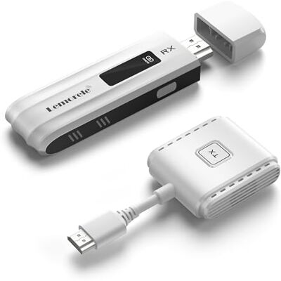 Lemorele HDMI Wireless Transmitter and Receiver P200,50M HDMI Funkübertragung Supports 8 TXS to 1 RX,FHD Wireless Extender für Streaming Datei Video from Laptop,PC to HDTV/Projektor Lemorele HDMI Wireless Transmitter and Receiver P200,50M HDMI Funkübertragung Supports 8 TXS to 1 RX,FHD Wireless Extender für Streaming Datei Video from Laptop,PC to HDTV/Projektor