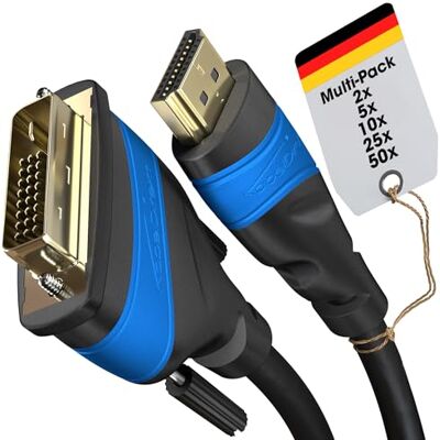 KabelDirekt – 4K HDMI-Verlängerung – 2x7,5m – Stecker auf Buchse KabelDirekt – 4K HDMI-Verlängerung – 2x7,5m – Stecker auf Buchse
