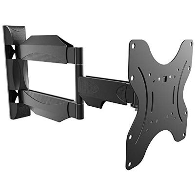 RICOO TV Wandhalterung Fernseher Halterung S0822 schwenkbar neigbar Fernsehhalterung für 32-55 Zoll universal flach & Curved Wandhalter VESA 200x200 mm Belastbarkeit bis 30 kg RICOO TV Wandhalterung Fernseher Halterung S0822 schwenkbar neigbar Fernsehhalterung für 32-55 Zoll universal flach & Curved Wandhalter VESA 200x200 mm Belastbarkeit bis 30 kg
