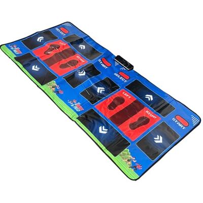 MAD Track and Field Game Matte für TV mit 25 Sportspielen für Kinder und Erwachsene Multiplayer AV und HDMI Anschluss Fitness Spaß und Bewegung Zuhause MAD Track and Field Game Matte für TV mit 25 Sportspielen für Kinder und Erwachsene Multiplayer AV und HDMI Anschluss Fitness Spaß und Bewegung Zuhause