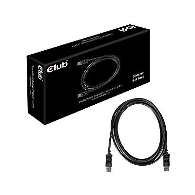 Club 3D DisplayPort 1.2 4K60Hz UHD Kabel 3Meter Stecker/Stecker Club 3D DisplayPort 1.2 4K60Hz UHD Kabel 3Meter Stecker/Stecker