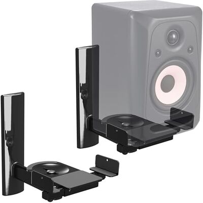 RICOO Lautsprecher Wandhalterungen Schwenkbar Neigbar 2-er Set Boxen Universal Halterung Wand LH023-B Boxenhalterung HiFi & Audio Halter bis Max. 25 kg Wandhalter Speaker Wall Mount RICOO Lautsprecher Wandhalterungen Schwenkbar Neigbar 2-er Set Boxen Universal Halterung Wand LH023-B Boxenhalterung HiFi & Audio Halter bis Max. 25 kg Wandhalter Speaker Wall Mount
