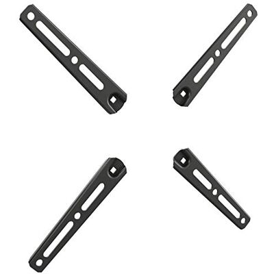 RICOO VESA Adapter universal TV Wandhalterung Fernseher Halterung für 32-55 Zoll VA0200 Erweiterung 200x200 auf 400x400 smart Fernsehhalterung schwarz RICOO VESA Adapter universal TV Wandhalterung Fernseher Halterung für 32-55 Zoll VA0200 Erweiterung 200x200 auf 400x400 smart Fernsehhalterung schwarz