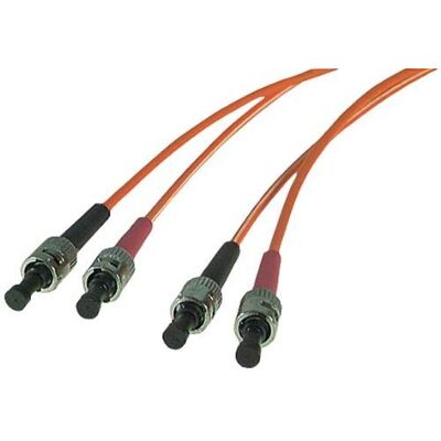 TECLINE 15m Glasfaserkabel - 50/125 μm, 2 x ST, Männlich/Männlich TECLINE 15m Glasfaserkabel - 50/125 μm, 2 x ST, Männlich/Männlich