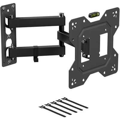 D-line TV Wandhalterung, Vollbewegliche für Fernsehbildschirme mit einer Diagonale von 23-50 Zoll, VESA-Lochmuster von 100x100 mm bis 200x200 mm, maximale Traglast von 30 kg D-line TV Wandhalterung, Vollbewegliche für Fernsehbildschirme mit einer Diagonale von 23-50 Zoll, VESA-Lochmuster von 100x100 mm bis 200x200 mm, maximale Traglast von 30 kg