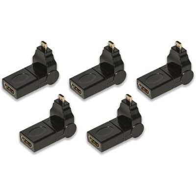 LINK LKADAT10605 Adapter Micro HDMI männlich auf HDMI weiblich mit neigbarem und drehbarem Anschluss Full HD 1080p Video-Konverter für Kameras, Tablets, PCs und Monitore LINK LKADAT10605 Adapter Micro HDMI männlich auf HDMI weiblich mit neigbarem und drehbarem Anschluss Full HD 1080p Video-Konverter für Kameras, Tablets, PCs und Monitore