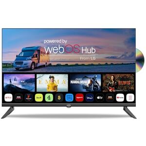 Cello C3224WSF 12 Volt 32 Zoll TV 12V Traveller Smart rahmenloser Fernseher und DVD-Player Ultraschnelles WebOS, Bluetooth, Netflix, Prime Video, Apple TV+, DAZN, Pluto Cello C3224WSF 12 Volt 32 Zoll TV 12V Traveller Smart rahmenloser Fernseher und DVD-Player Ultraschnelles WebOS, Bluetooth, Netflix, Prime Video, Apple TV+, DAZN, Pluto